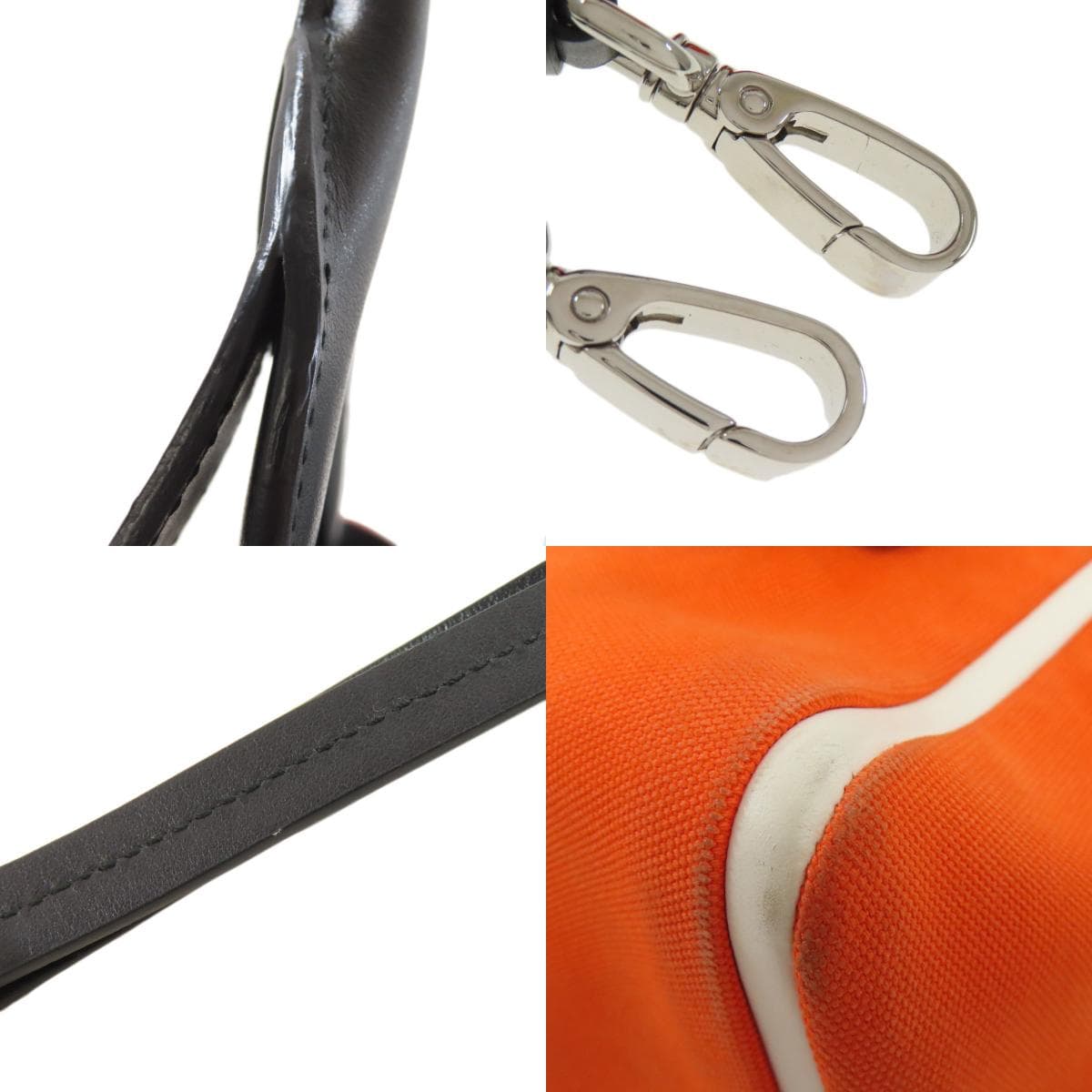 Prada Uverture 2WAY Handbag Canvas/Leather for Women [Used] [PRADA] 9