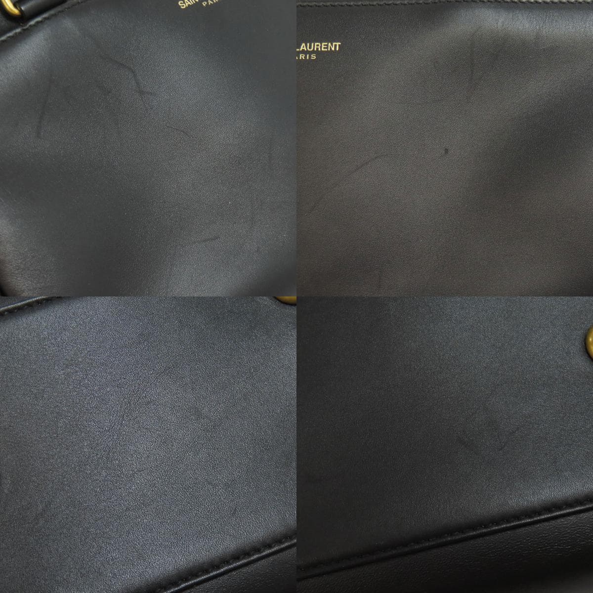 Saint Laurent Baby Duffle 2WAY Handbag Leather Ladies [Used] [SAINT LAURENT] 7