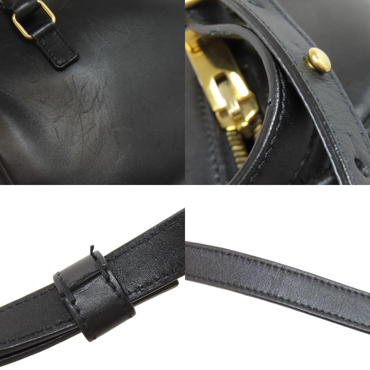 Saint Laurent Baby Duffle 2WAY Handbag Leather Ladies [Used] [SAINT LAURENT] 8