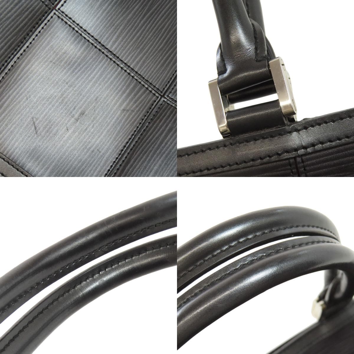 Louis Vuitton M54622 Silver Fizz Tote Bag Epi Leather/Epi Stretch Women's [Used] [LOUIS VUITTON] M54622 9