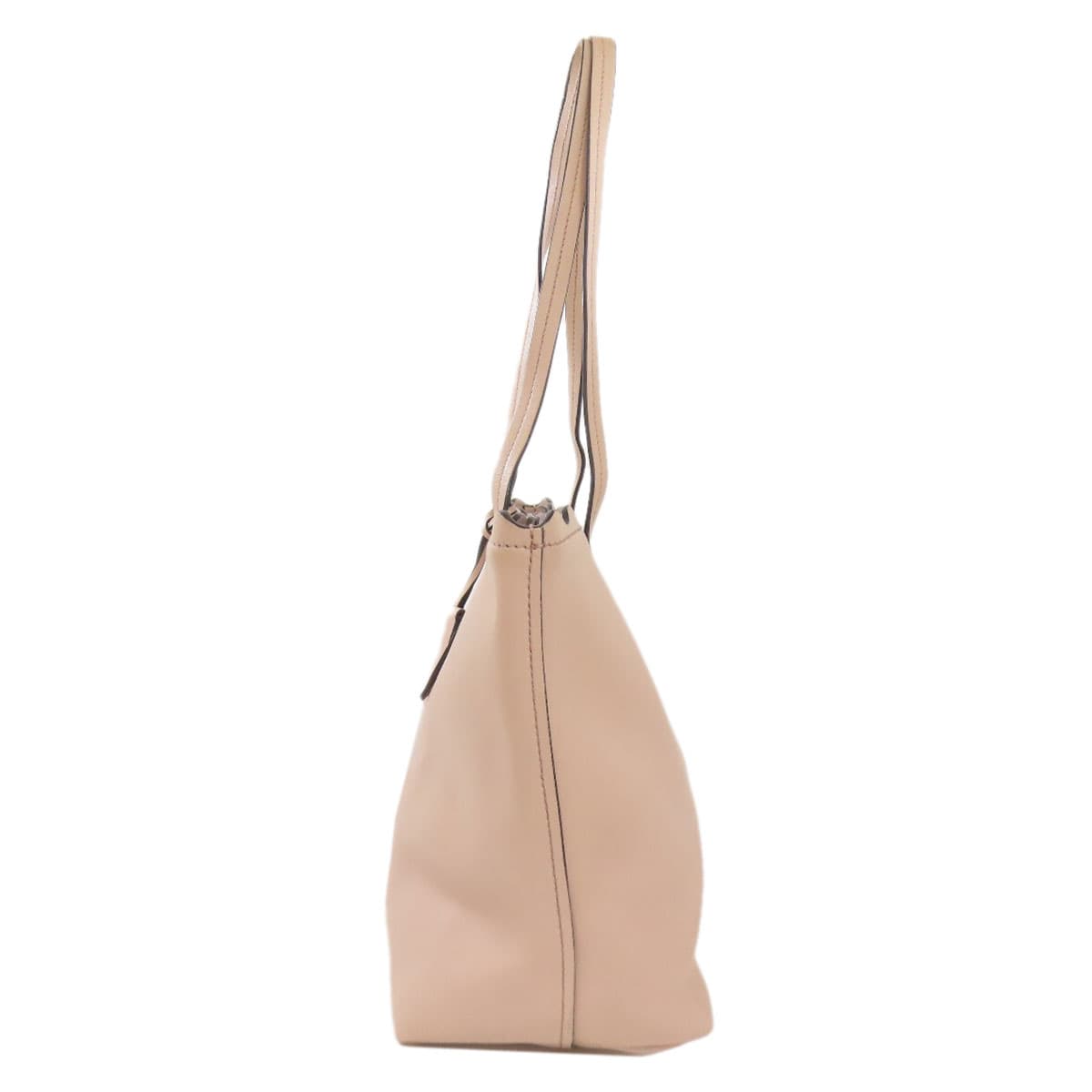 Miu Miu Logo Tote Bag Leather Women's [Used] [MIUMIU] 3