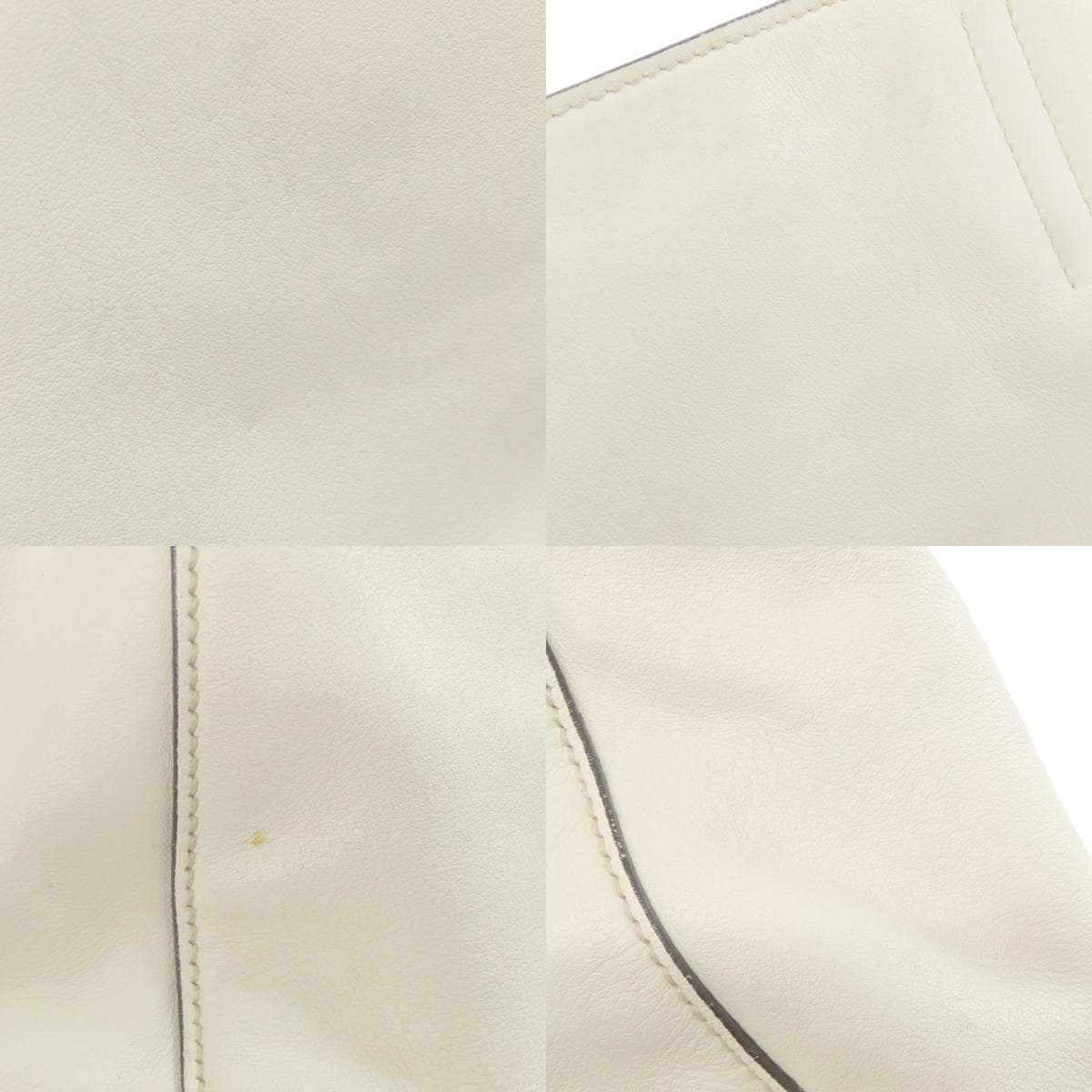 Miu Miu Logo Tote Bag Leather Women's [Used] [MIUMIU] 7