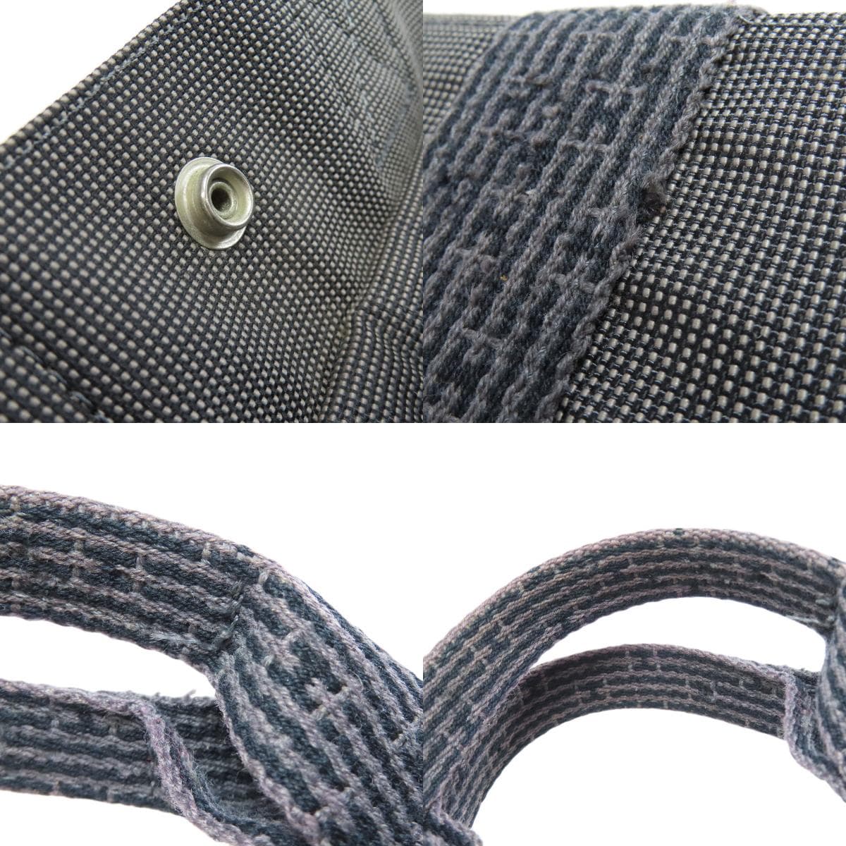 Hermes Earle Line Tote PM Handbag Canvas Ladies [Used] [HERMES] 9