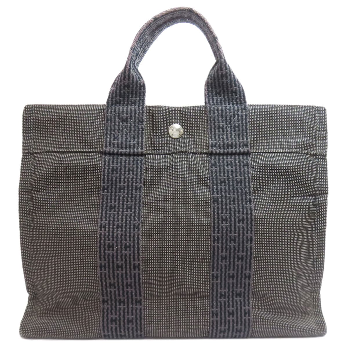 Hermes Earle Line Tote PM Handbag Canvas Ladies [Used] [HERMES] 2