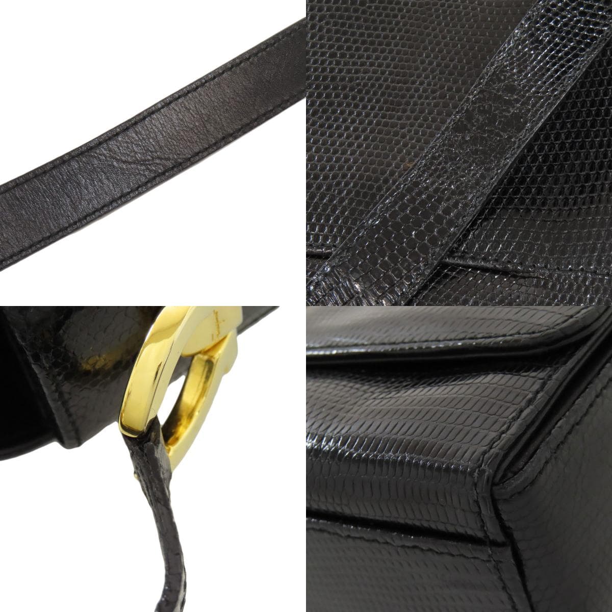 Salvatore Ferragamo Gancini hardware shoulder bag leather for women [Used] [Salvatore Ferragamo] 9