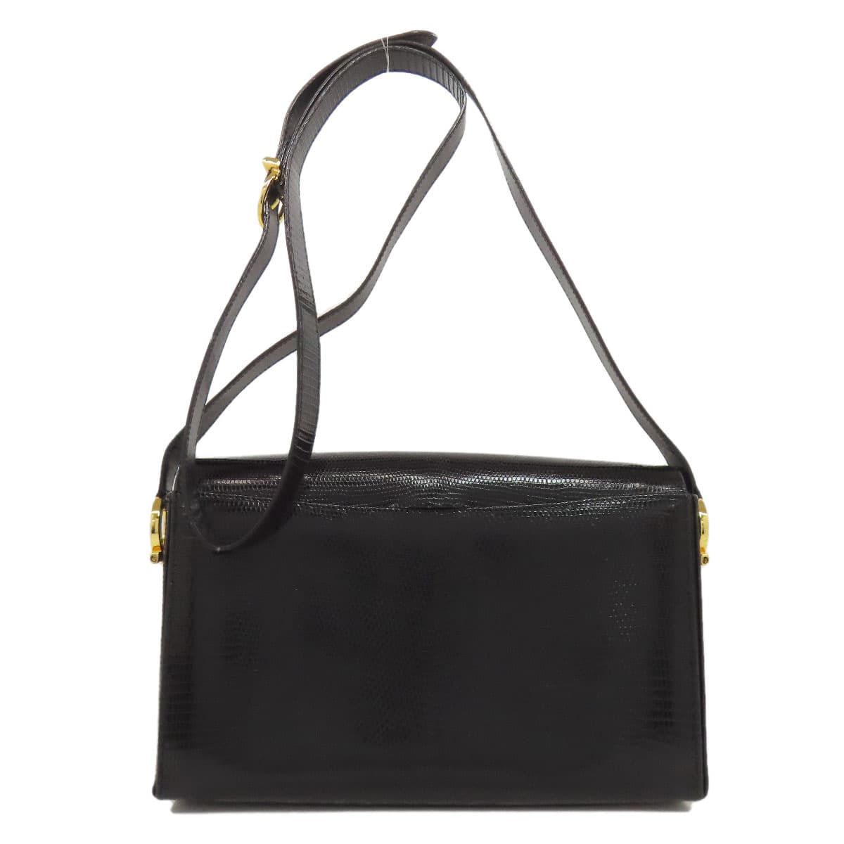 Salvatore Ferragamo Gancini hardware shoulder bag leather for women [Used] [Salvatore Ferragamo] 2