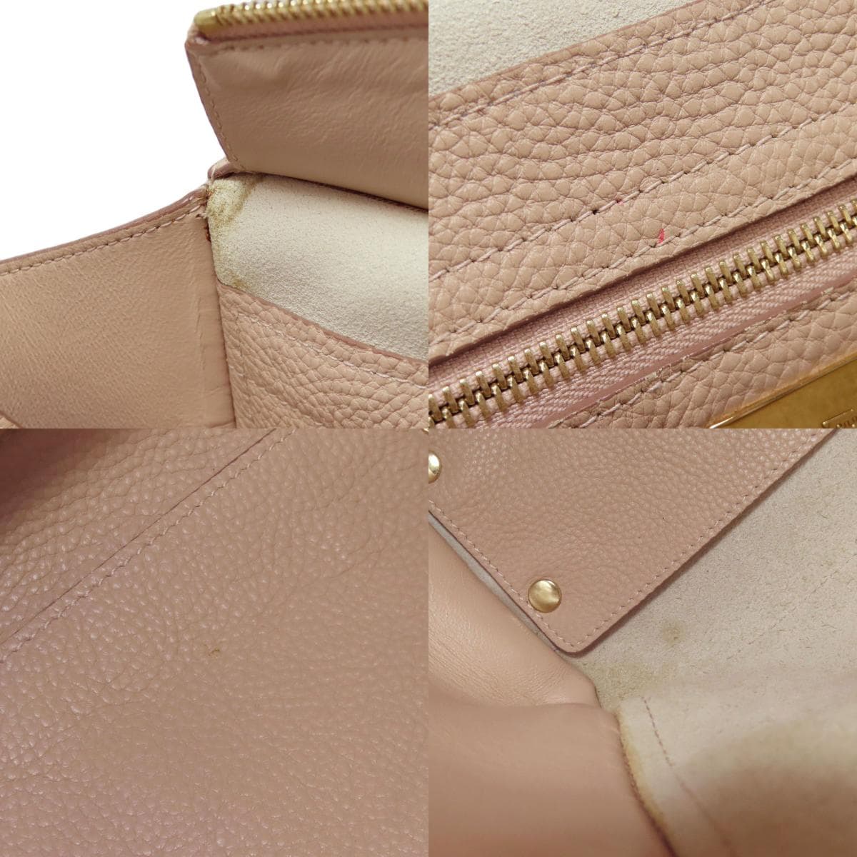 Salvatore Ferragamo Amy Gancini Hardware Tote Bag Leather Ladies [Used] [Salvatore Ferragamo] 6