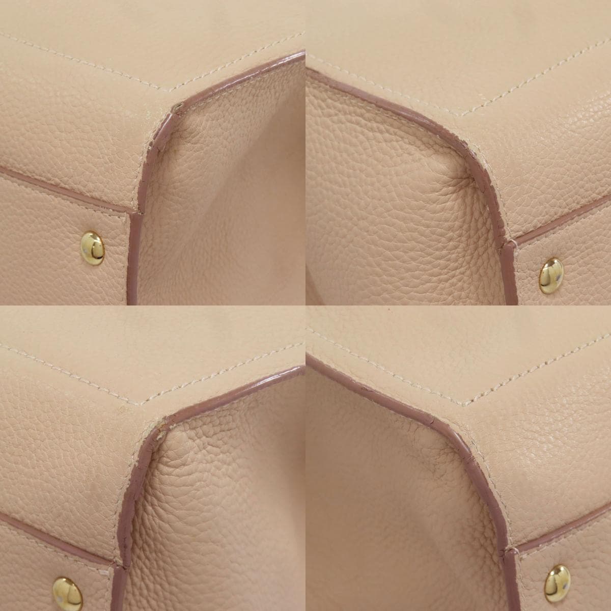 Salvatore Ferragamo Amy Gancini Hardware Tote Bag Leather Ladies [Used] [Salvatore Ferragamo] 10