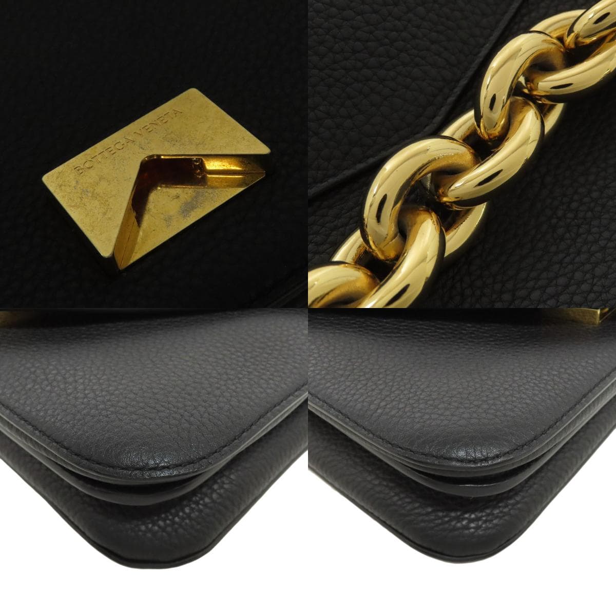 Bottega Veneta Mount Envelope 2WAY Handbag Calf Leather for Women [Used] [BOTTEGA VENETA] 9