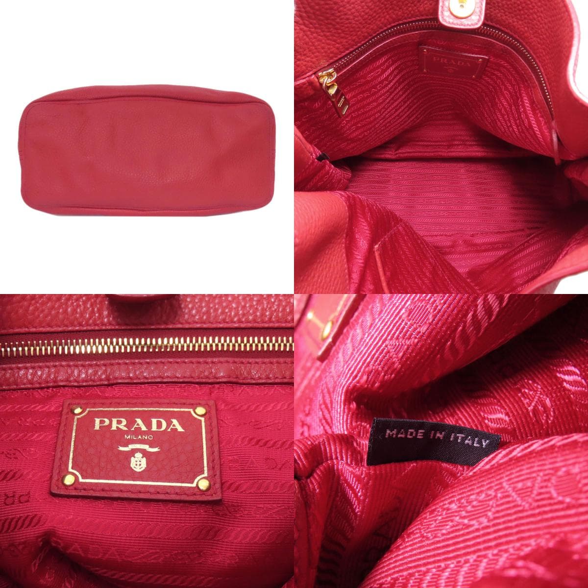 Prada One-Shoulder Shoulder Bag Calf Women's [Used] [PRADA] 4