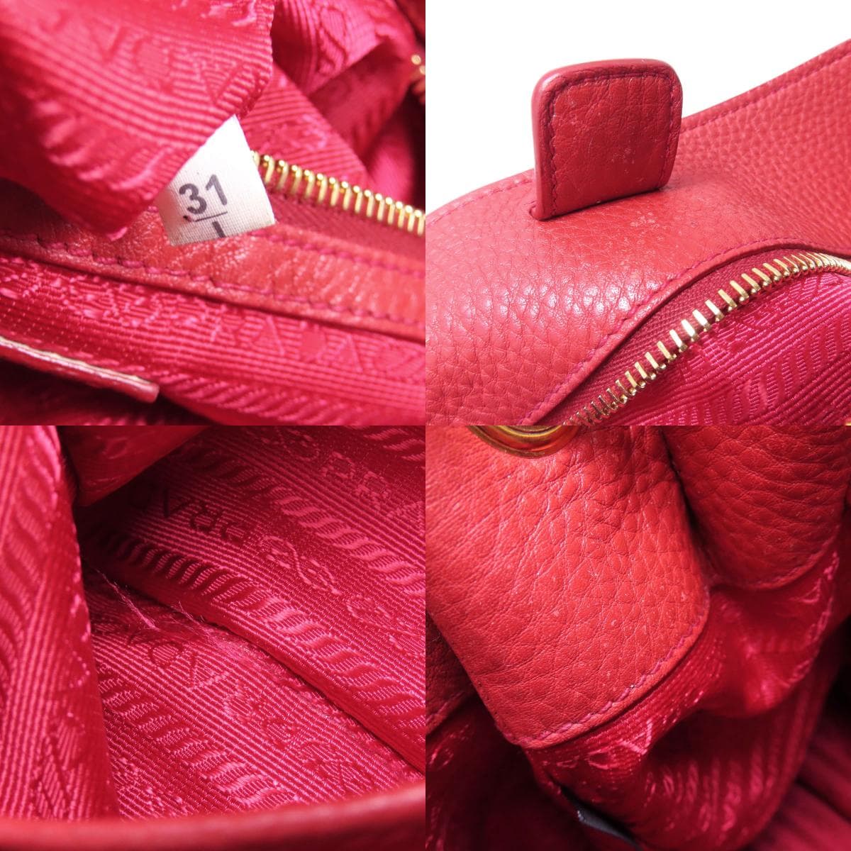 Prada One-Shoulder Shoulder Bag Calf Women's [Used] [PRADA] 5