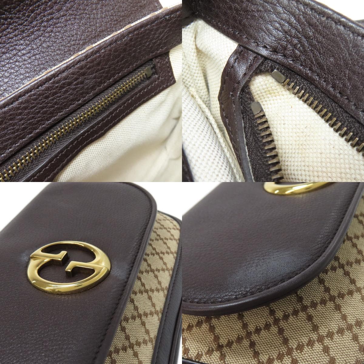 Gucci 251820 Diamante Chain Shoulder Shoulder Bag Canvas Ladies [Used] [GUCCI] 251820 8