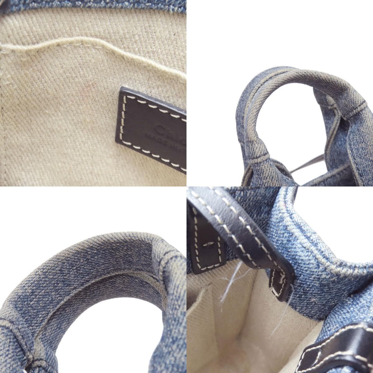 Chloe Woody Mini 2WAY Handbag Denim/Calf Ladies [Used] [CHLOE] 8