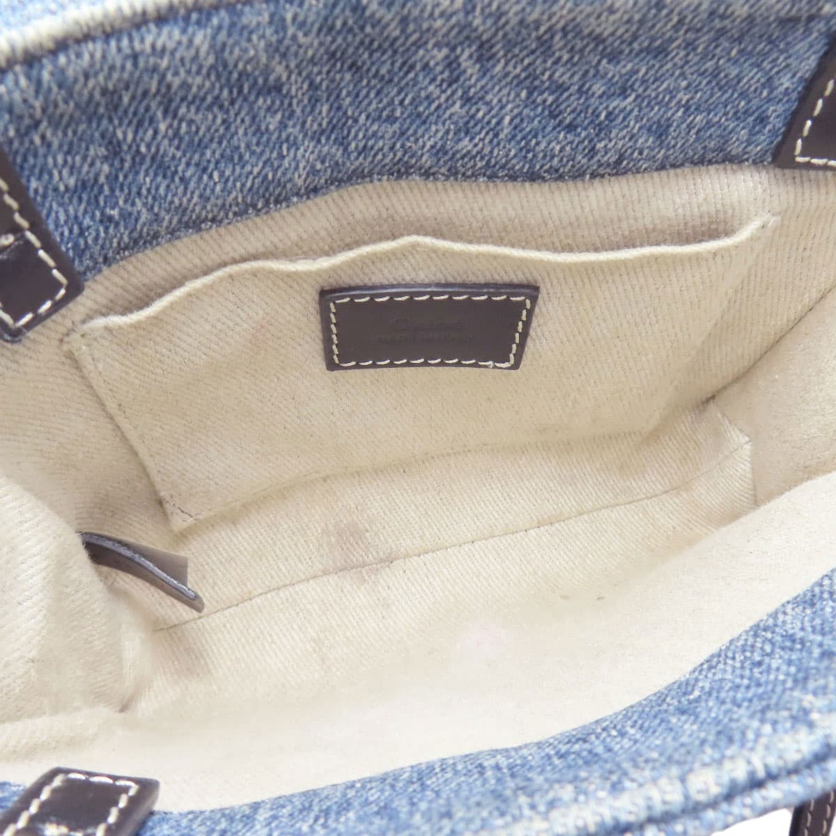 Chloe Woody Mini 2WAY Handbag Denim/Calf Ladies [Used] [CHLOE] 5