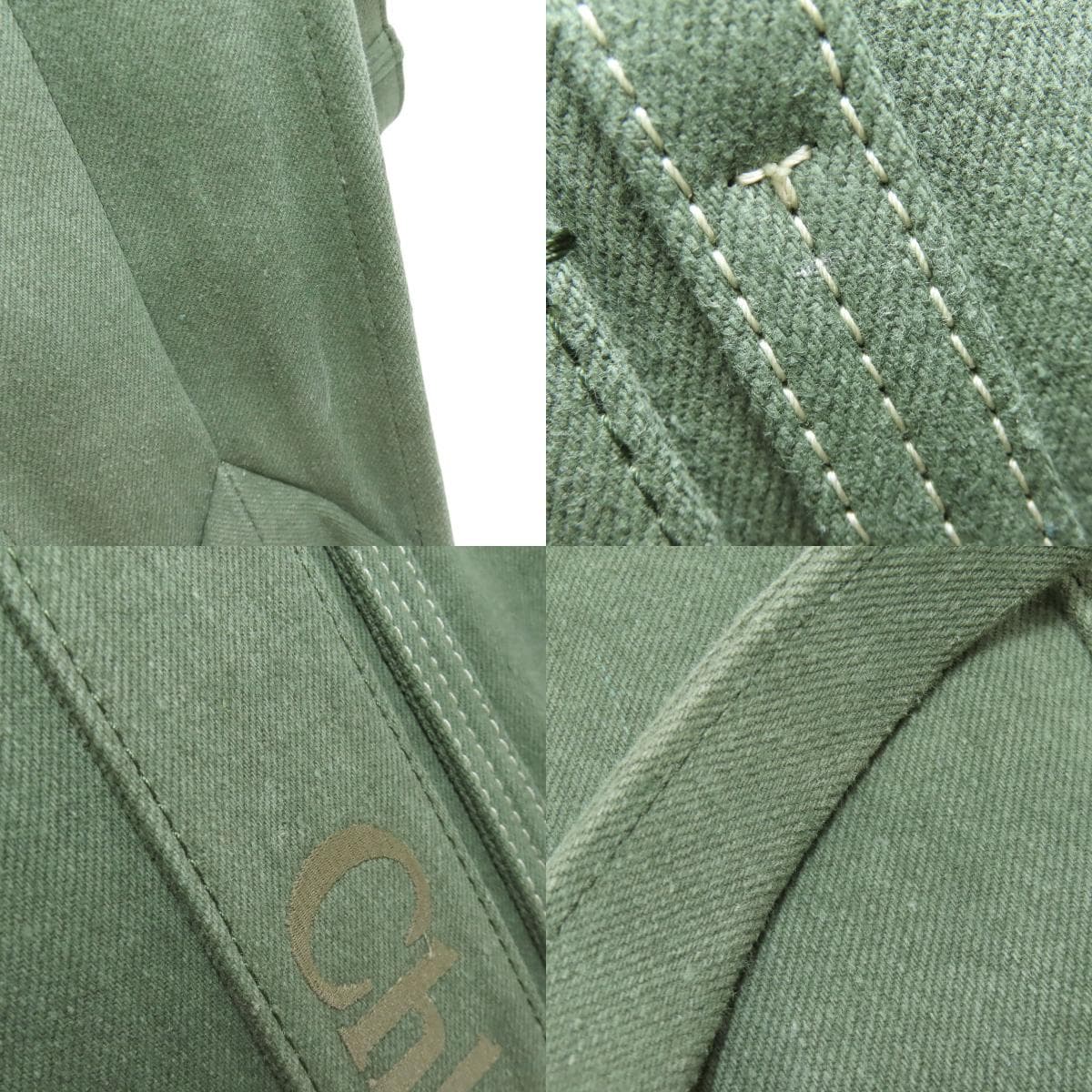 Chloe Woody Tote Tote Bag Canvas Ladies [Used] [CHLOE] 8