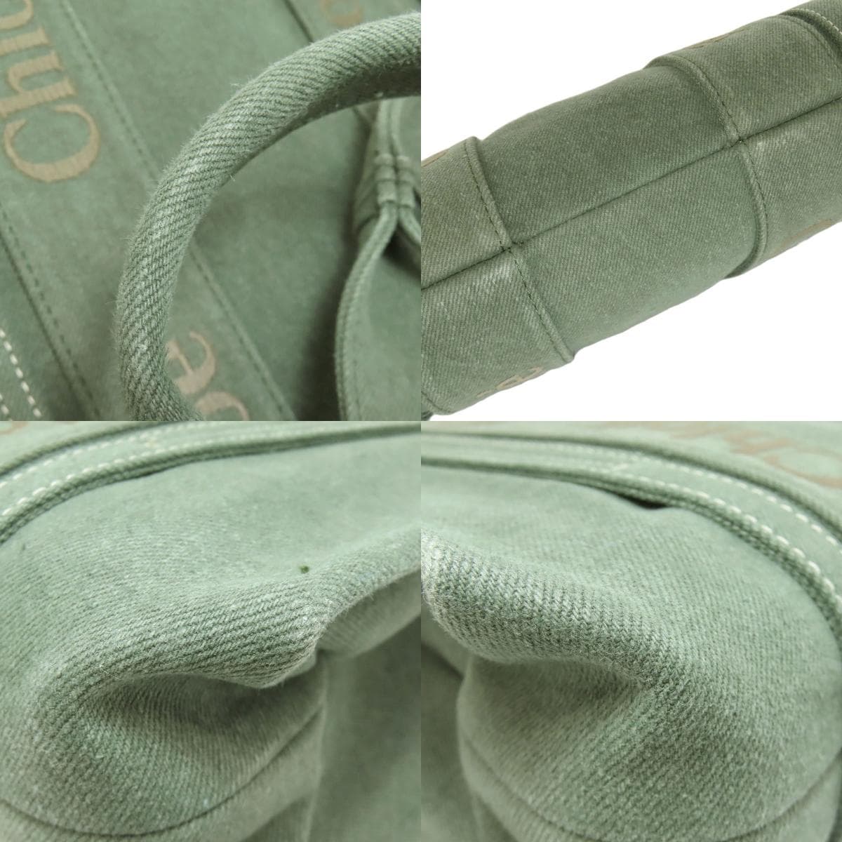 Chloe Woody Tote Tote Bag Canvas Ladies [Used] [CHLOE] 9