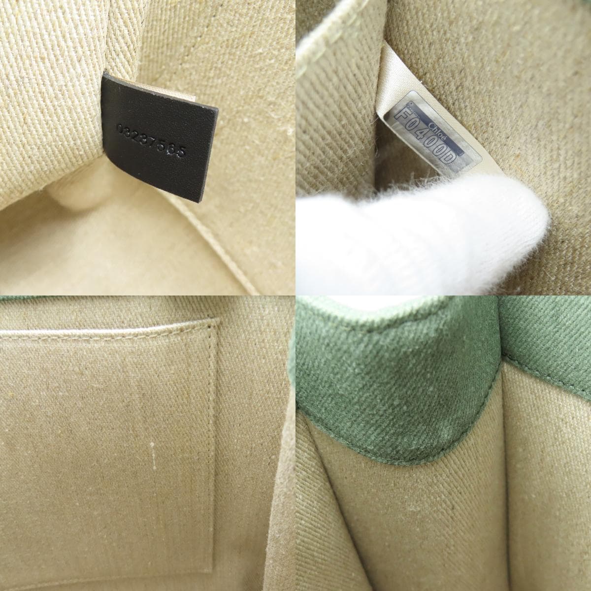 Chloe Woody Tote Tote Bag Canvas Ladies [Used] [CHLOE] 7