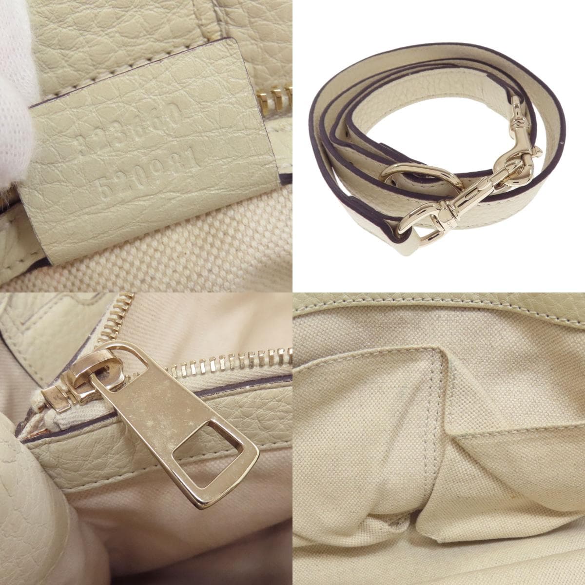Gucci 323660 Bamboo 2WAY Handbag Calf Leather Ladies [Used] [GUCCI] 323660 5