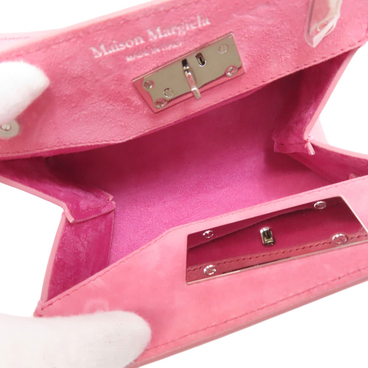 Maison Margiela Snatched 2WAY Handbag Calf Leather for Women [Used] [Maison Margiela] 5