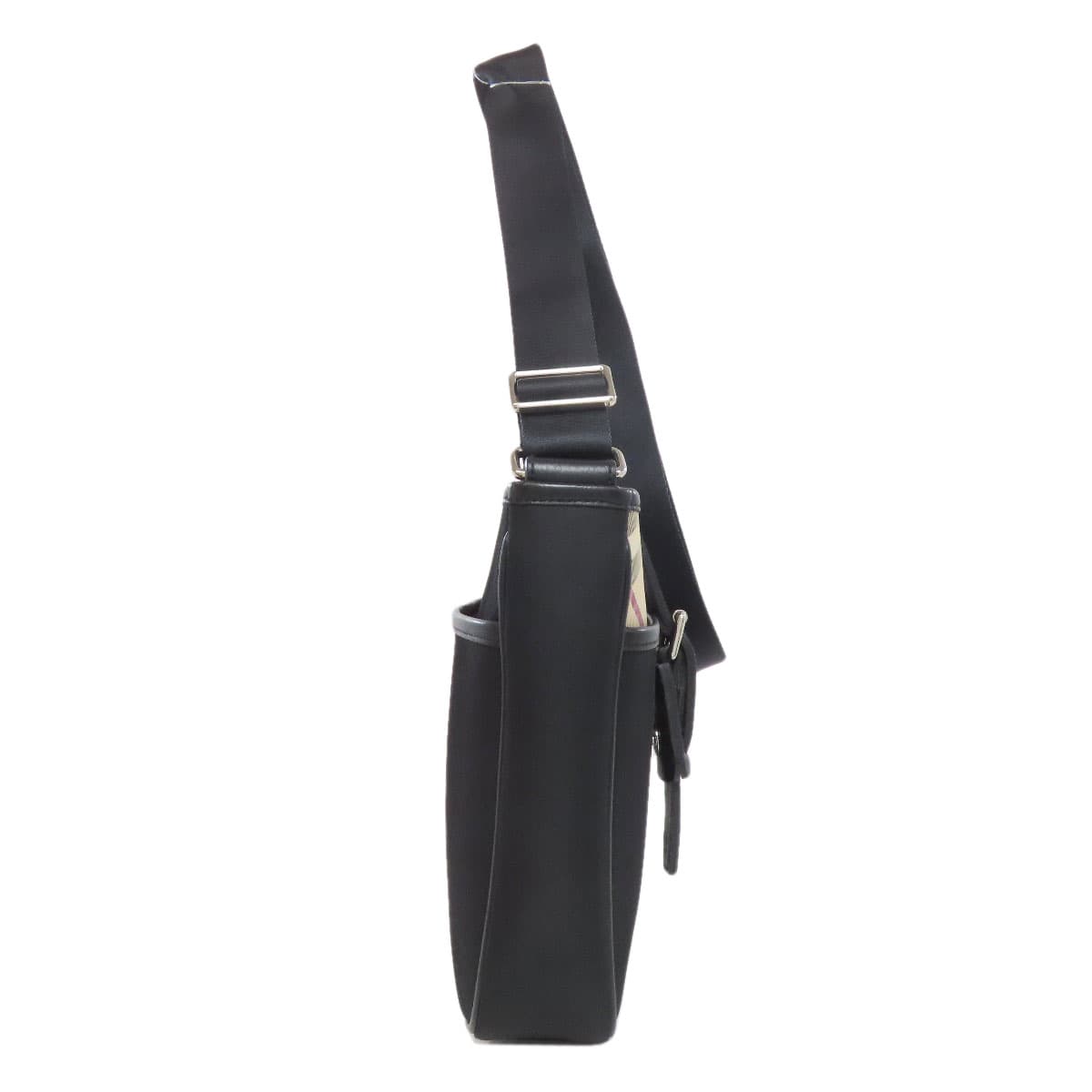 Burberry Nova Check Shoulder Bag Nylon Canvas/Leather Ladies [Used] [BURBERRY] 3