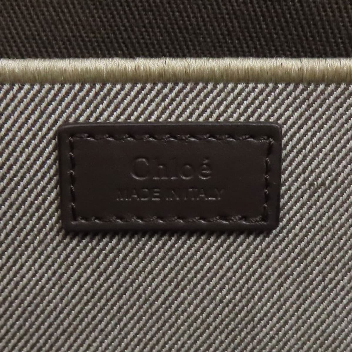 Chloe Carry Small Handbag Canvas Ladies [Used] [CHLOE] 6