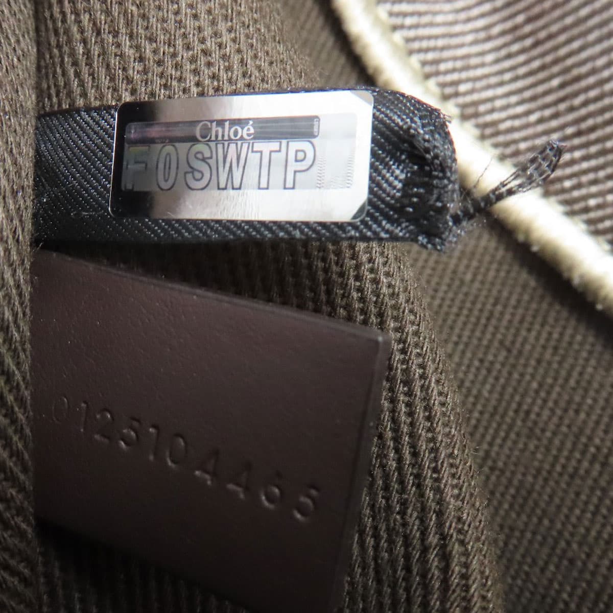 Chloe Carry Small Handbag Canvas Ladies [Used] [CHLOE] 7