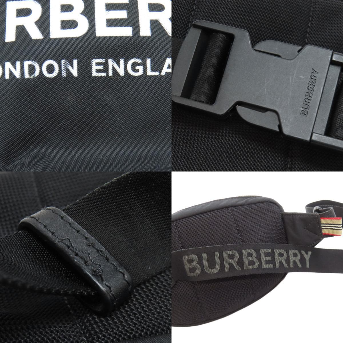 Burberry Logo Hip Bag / Waist Bag Nylon Material for Women [Used] [BURBERRY] 9