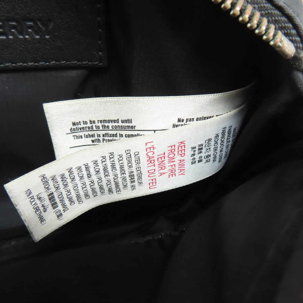 Burberry Logo Hip Bag / Waist Bag Nylon Material for Women [Used] [BURBERRY] 6