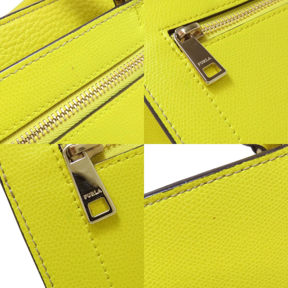 Furla 2WAY Handbag Leather Ladies [Used] [Furla] 6