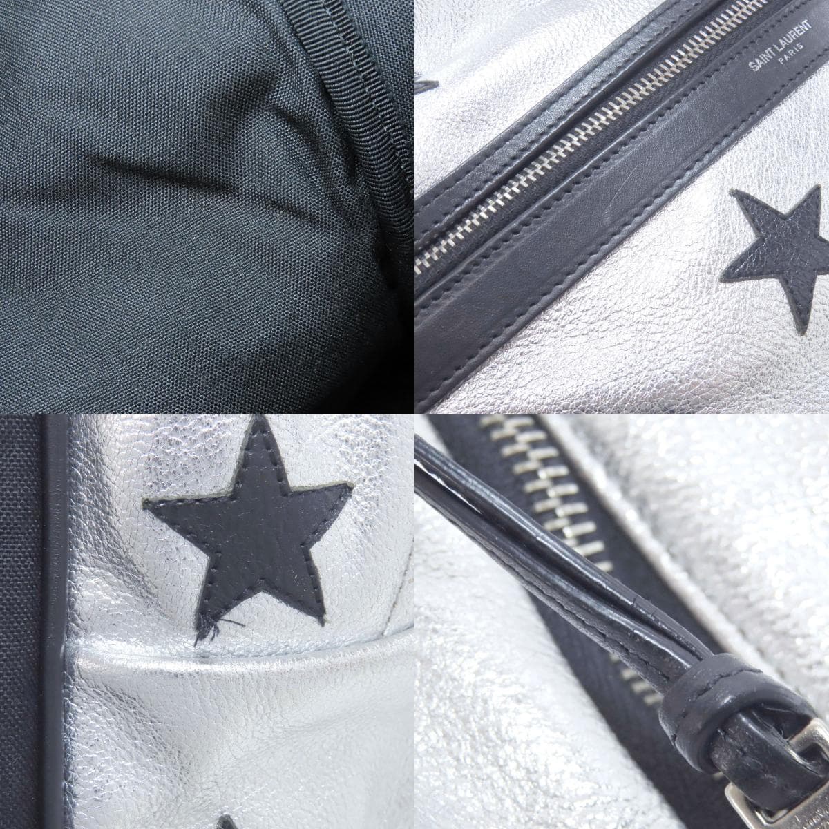 Saint Laurent Star Motif Backpack/Daypack Calf Leather for Women [Used] [SAINT LAURENT] 7