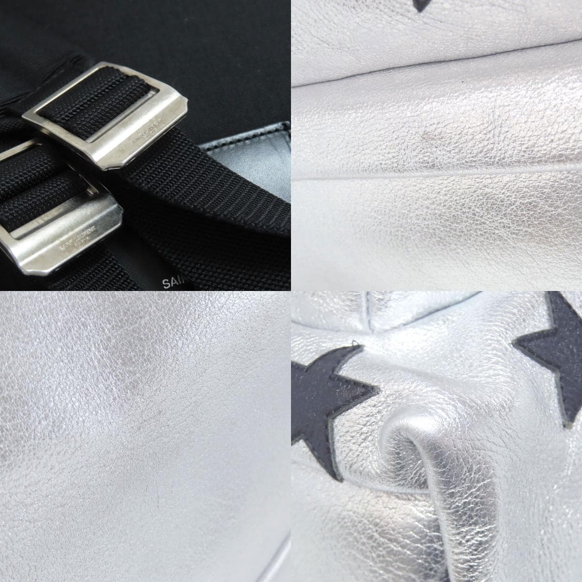 Saint Laurent Star Motif Backpack/Daypack Calf Leather for Women [Used] [SAINT LAURENT] 9