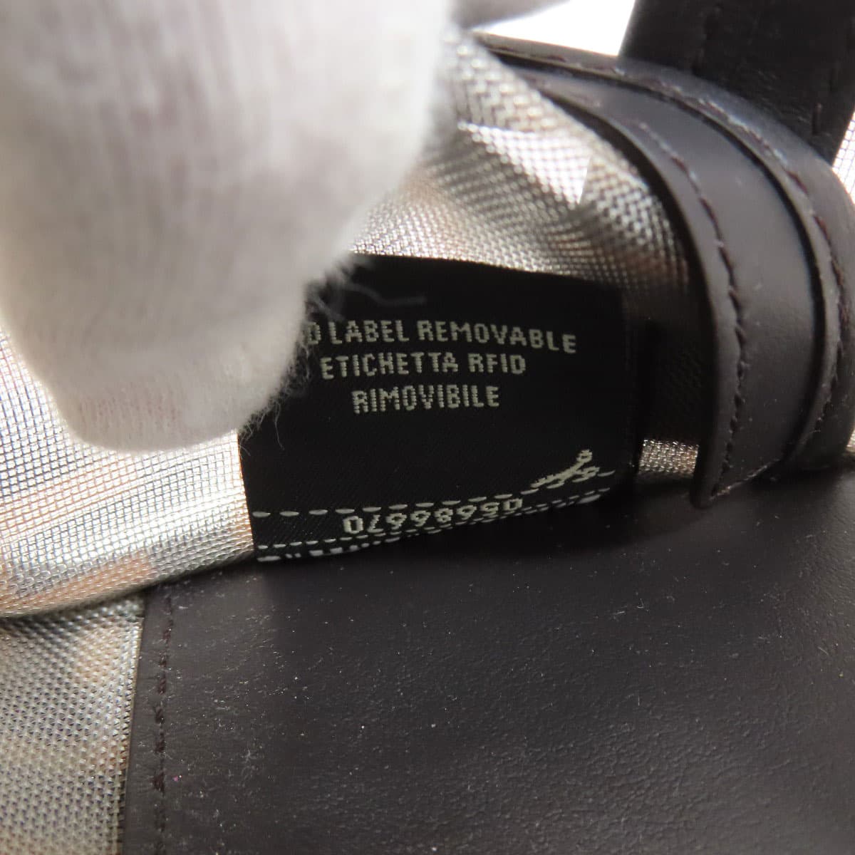 Fendi Peekaboo Cover Zucca Pattern Nylon Mesh Women's [Used] [FENDI] 7