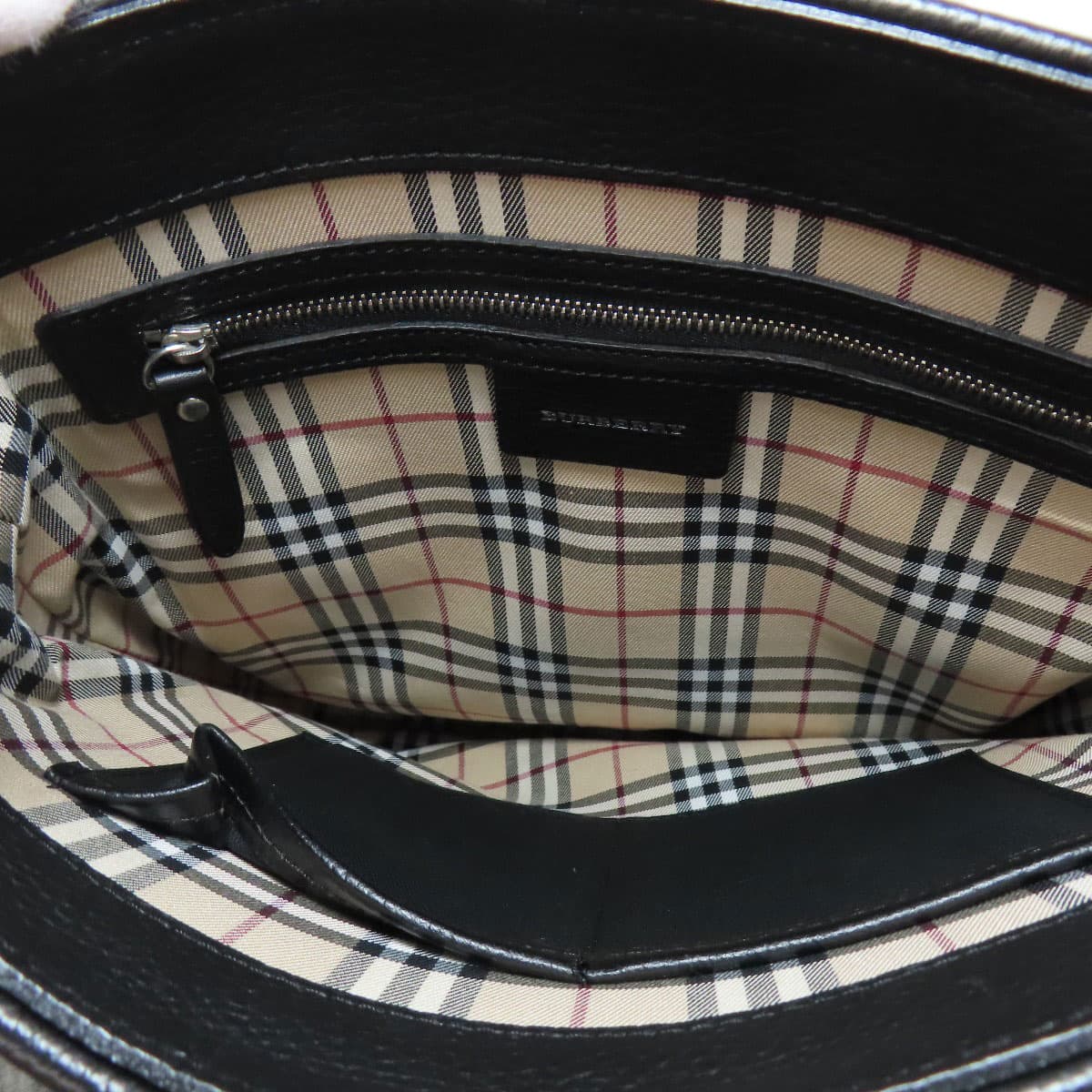 Burberry Logo Shoulder Bag Leather for Women [Used] [BURBERRY] 5