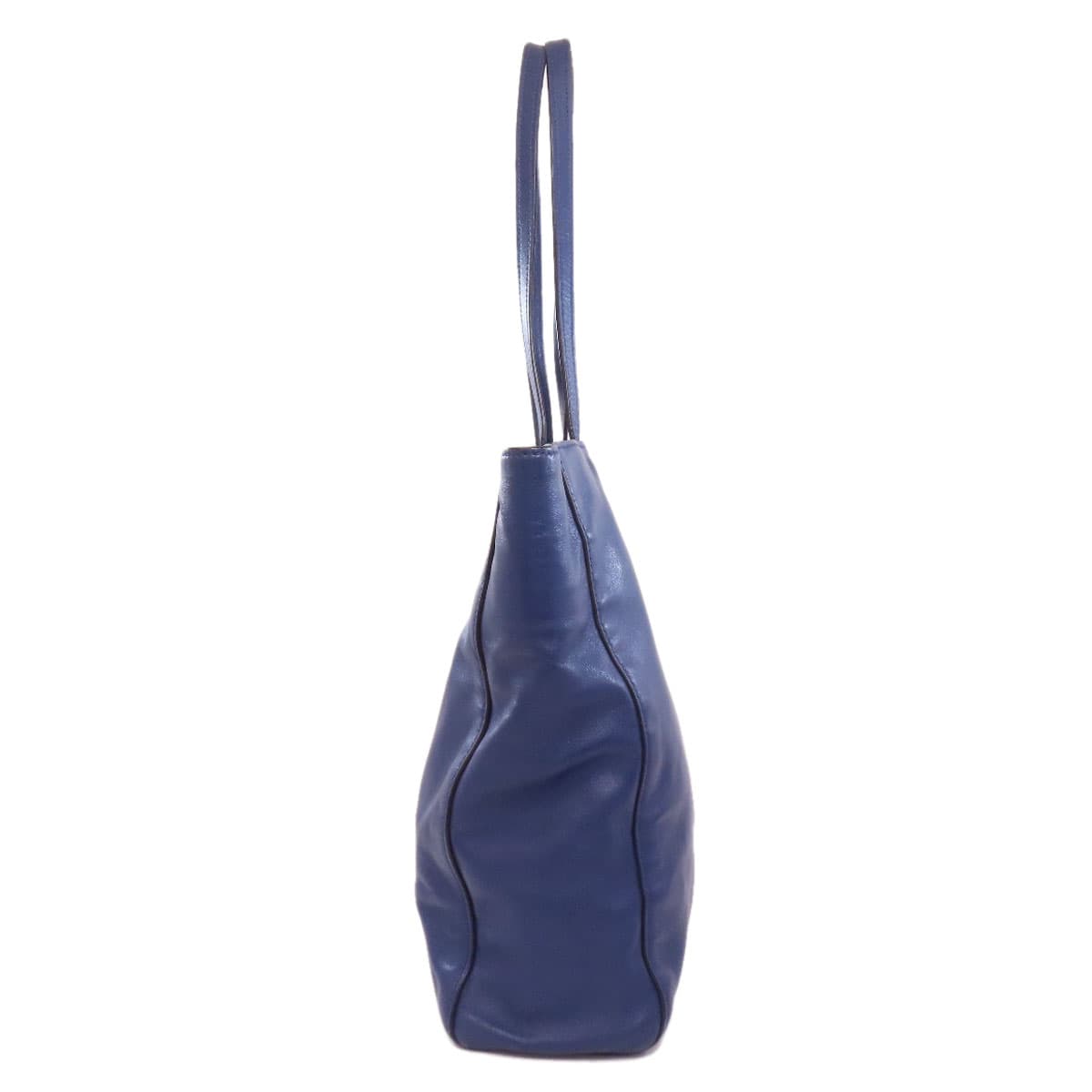 Miu Miu Logo Tote Bag Leather Women's [Used] [MIUMIU] 3