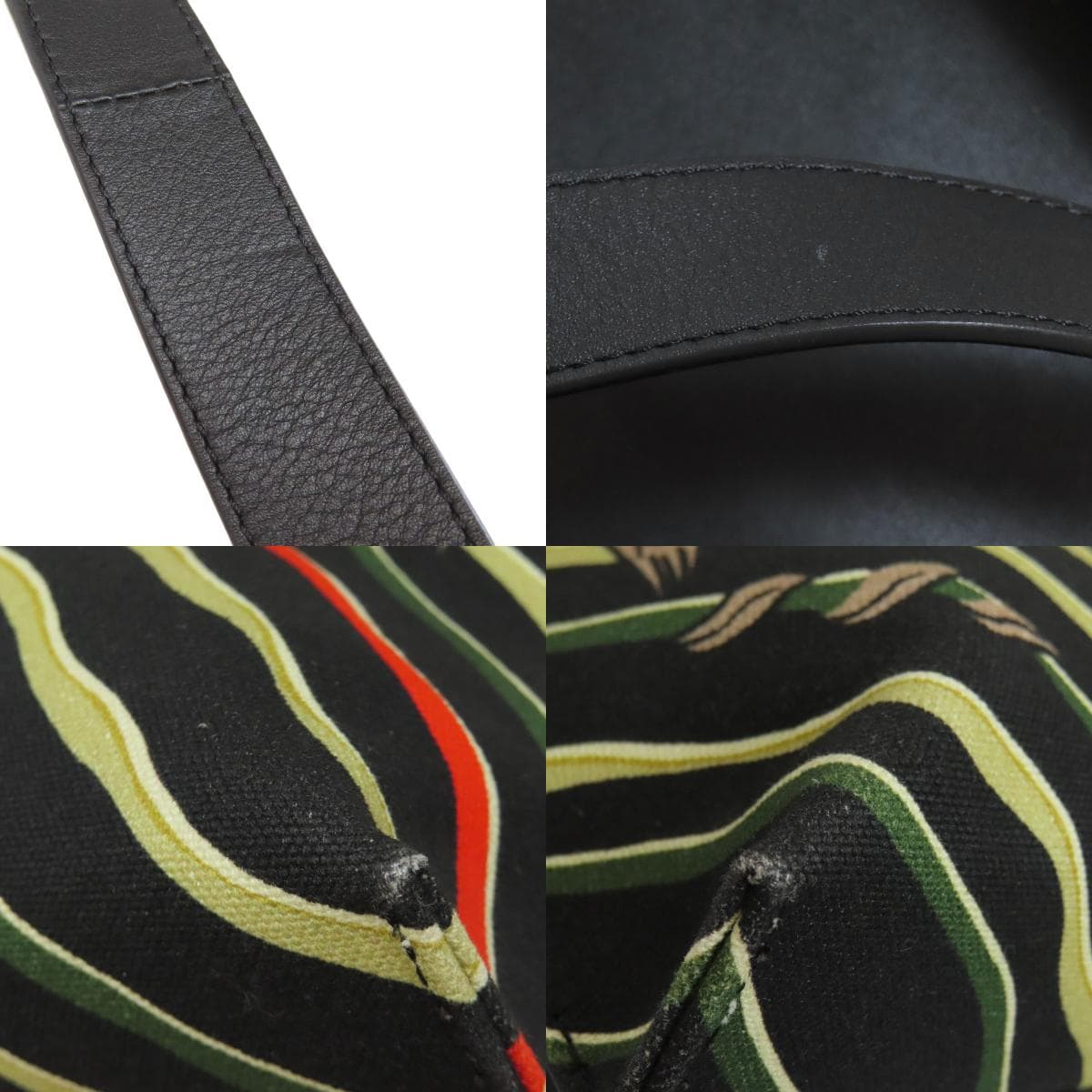 Loewe Paula's Ibiza Flag Bag T Messenger Shoulder Bag Canvas/Calf Ladies [Used] [LOEWE] 9