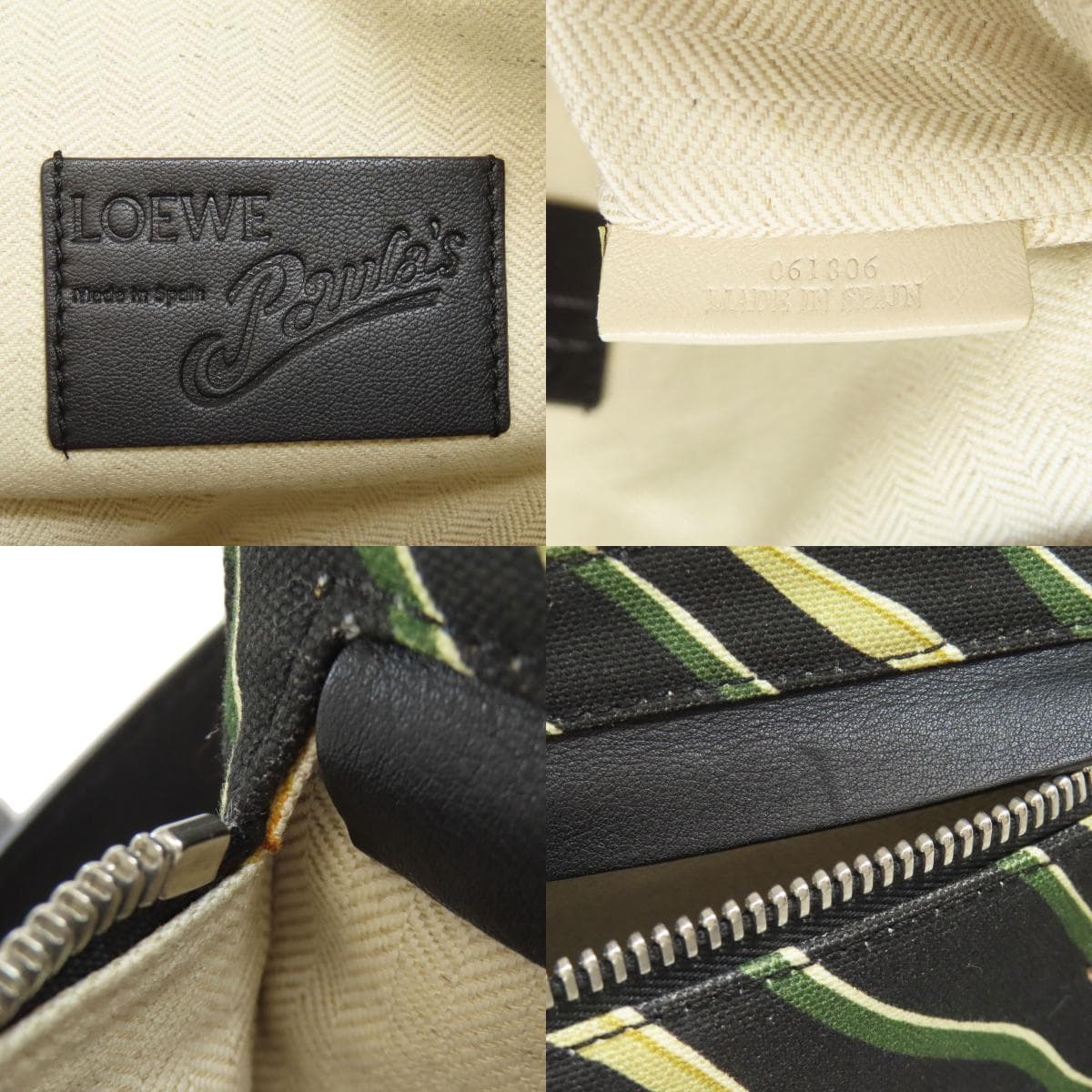 Loewe Paula's Ibiza Flag Bag T Messenger Shoulder Bag Canvas/Calf Ladies [Used] [LOEWE] 6