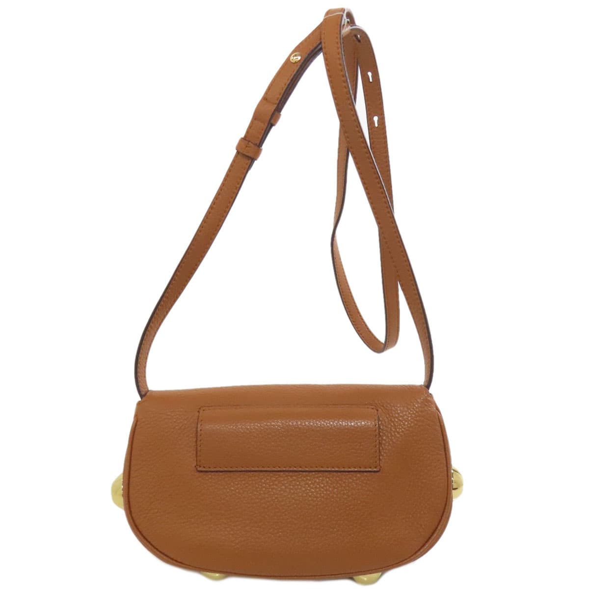 Salvatore Ferragamo Gancini Hardware Engraved Shoulder Bag Leather Women's [Used] [Salvatore Ferragamo] 2