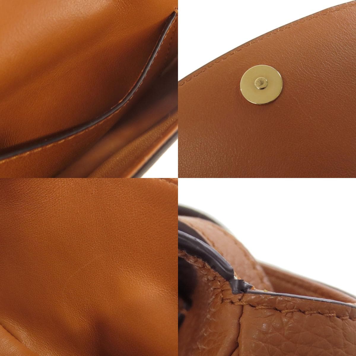 Salvatore Ferragamo Gancini Hardware Engraved Shoulder Bag Leather Women's [Used] [Salvatore Ferragamo] 8