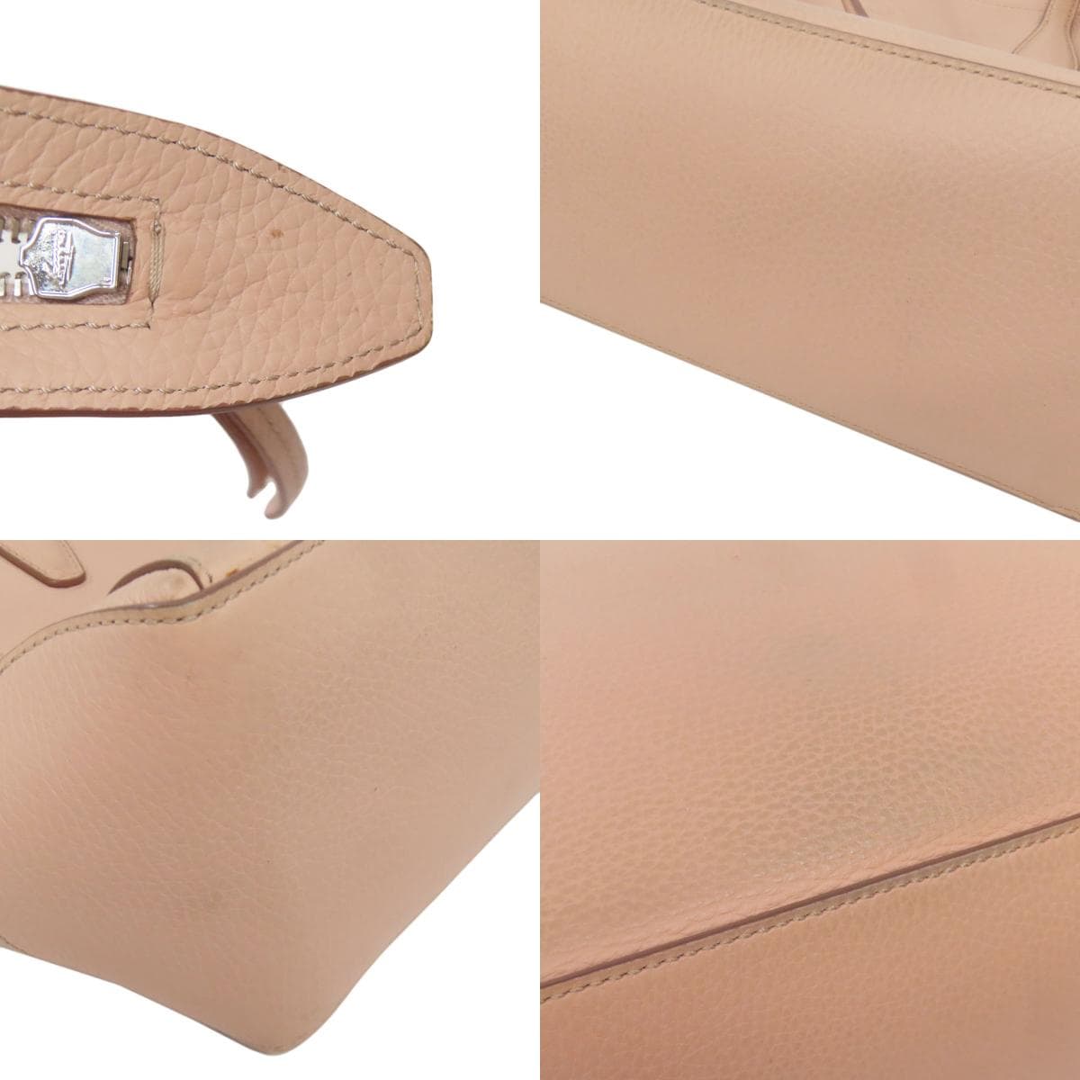 Tod's Logo Tote Bag Leather Ladies [Used] [TODS] 8