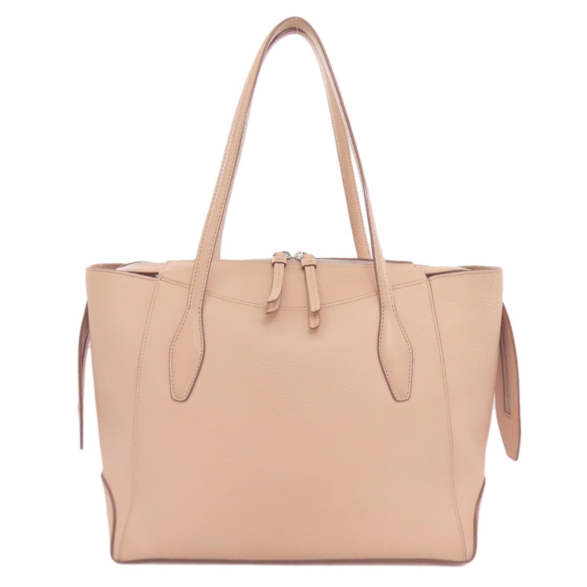 Tod's Logo Tote Bag Leather Ladies [Used] [TODS] 2