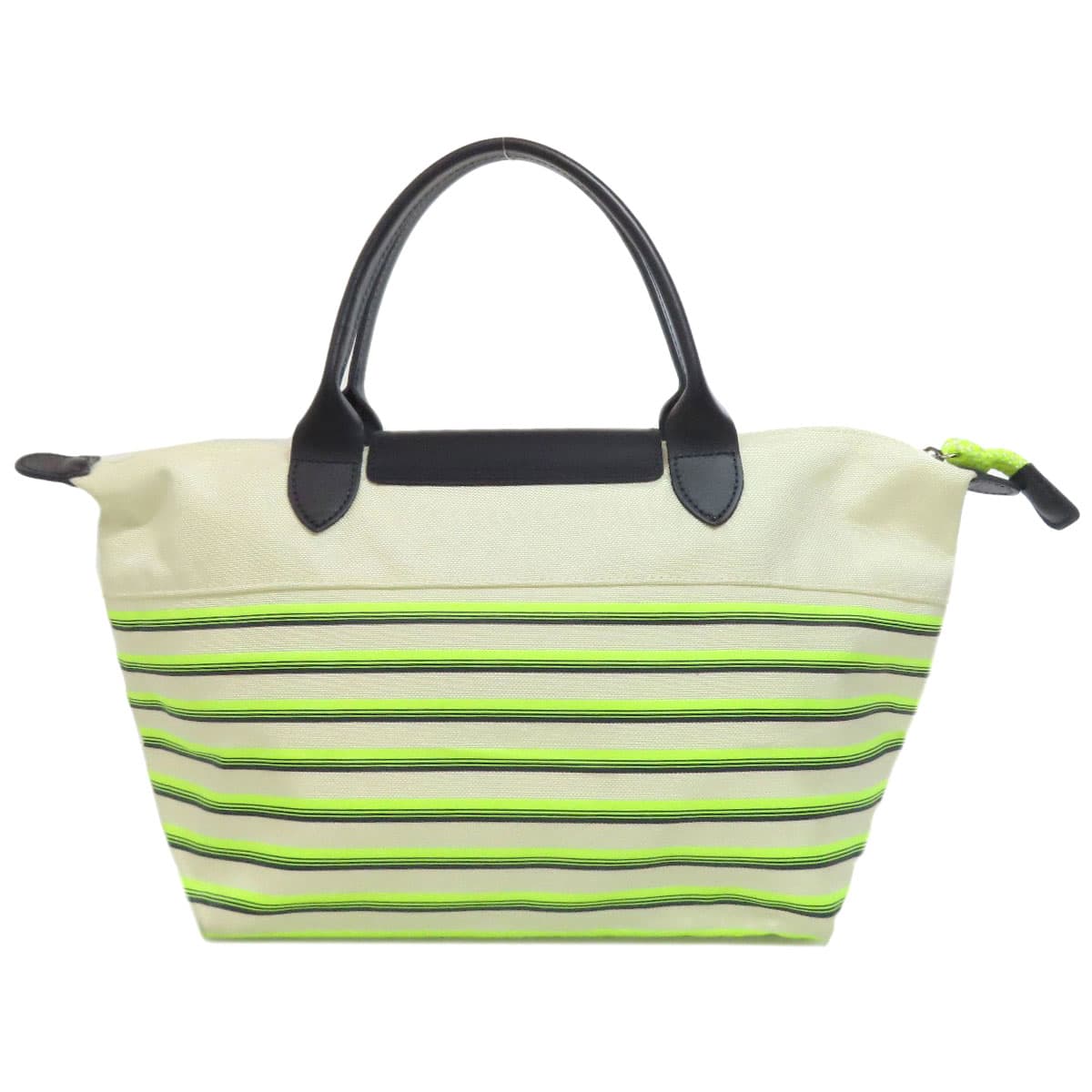 Longchamp Le Pliage Marinieres Handbag Nylon Canvas/Leather Ladies [Used] [Longchamp] 2