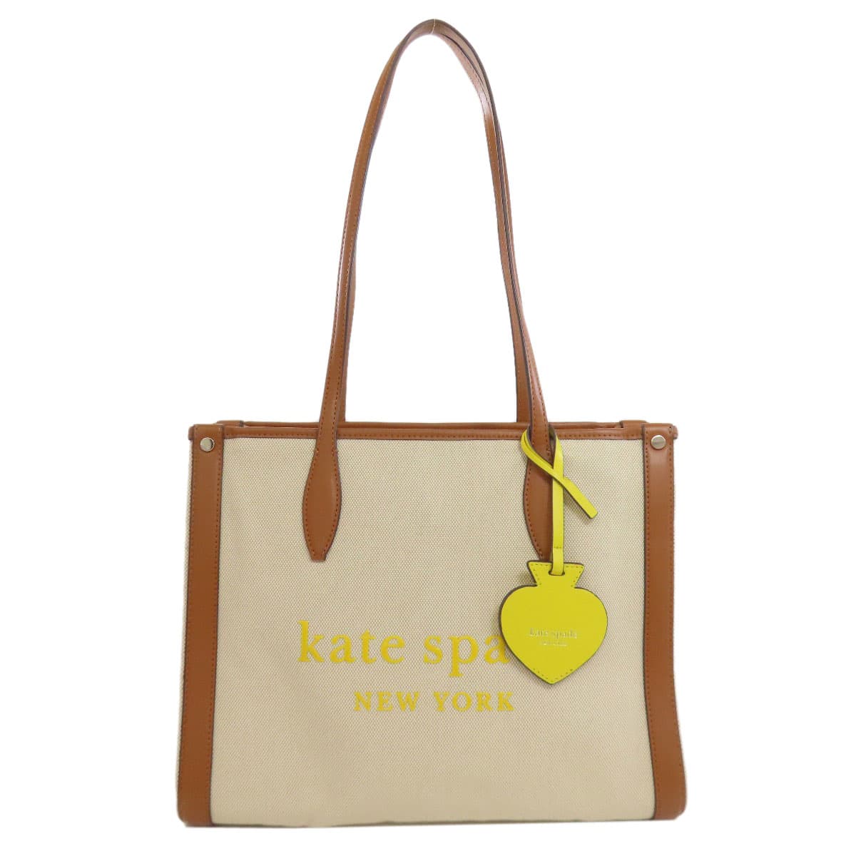 Kate Spade Spade Charm Tote Bag Canvas/Leather Women's [Used] [Kate Spade]