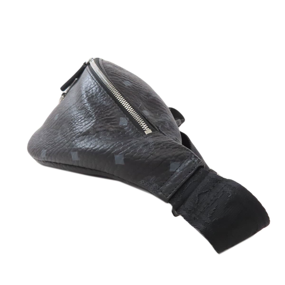 MCM Logo Body Bag PVC for Women [Used] [MCM] 3