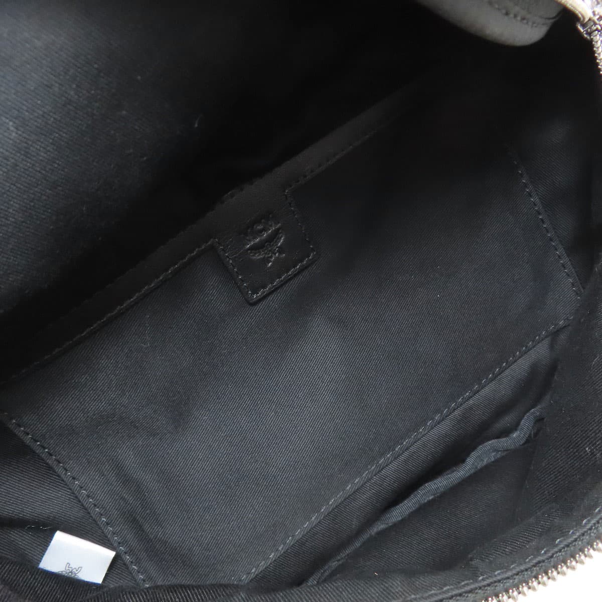MCM Logo Body Bag PVC for Women [Used] [MCM] 5