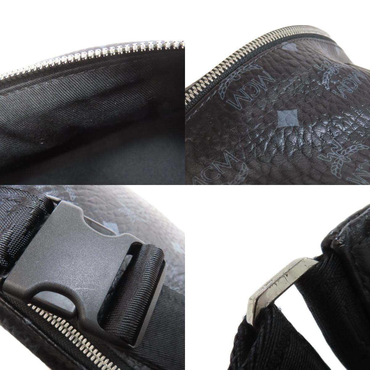 MCM Logo Body Bag PVC for Women [Used] [MCM] 9