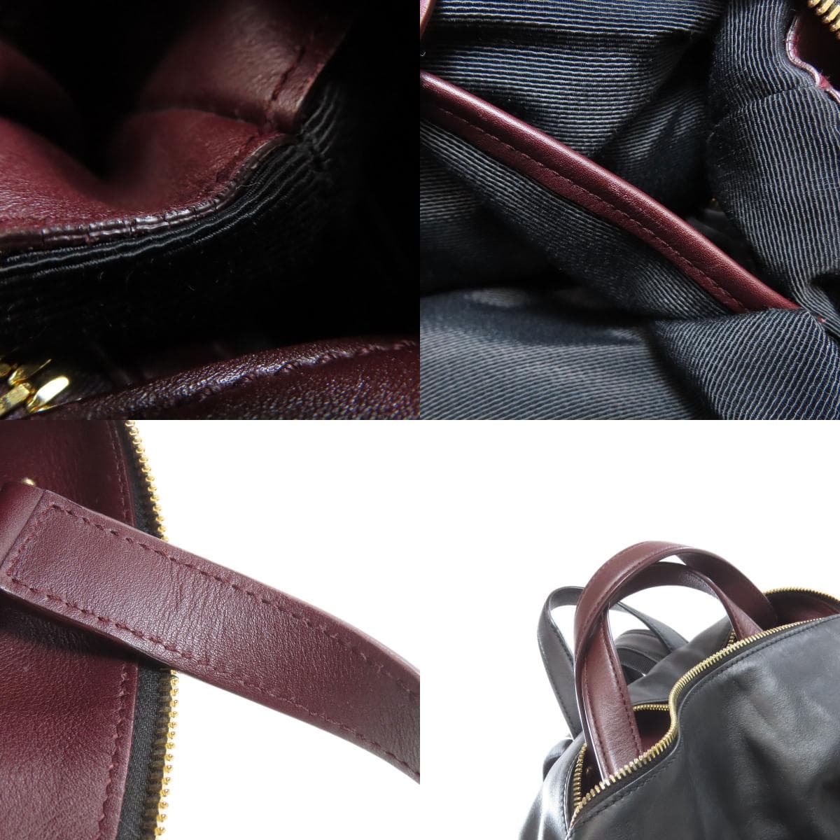 Salvatore Ferragamo Logo Backpack Daypack Leather Ladies [Used] [Salvatore Ferragamo] 5