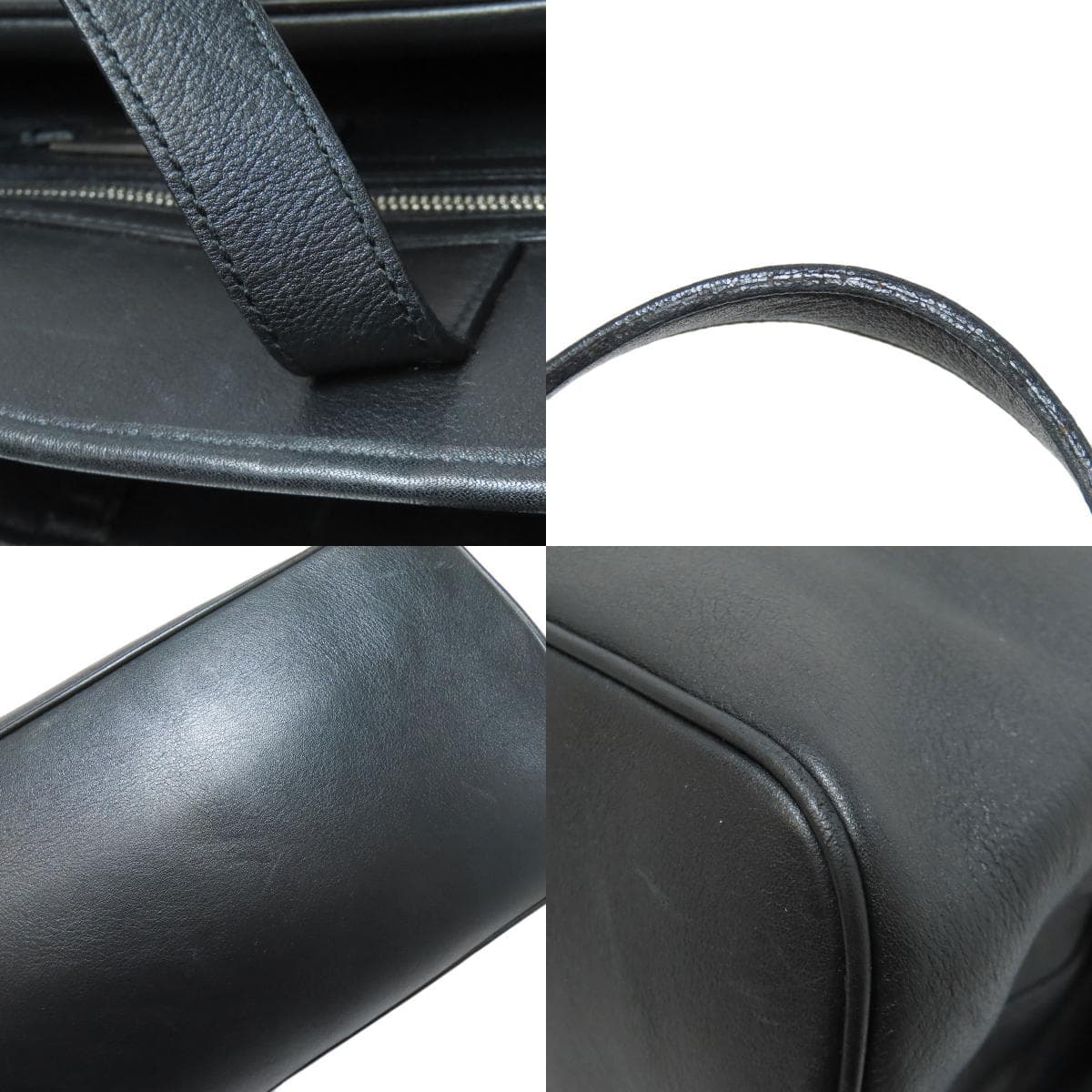 Salvatore Ferragamo Logo Tote Bag Calf Leather Ladies [Used] [Salvatore Ferragamo] 9