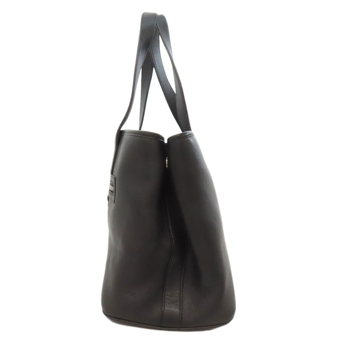 Salvatore Ferragamo Logo Tote Bag Calf Leather Ladies [Used] [Salvatore Ferragamo] 3