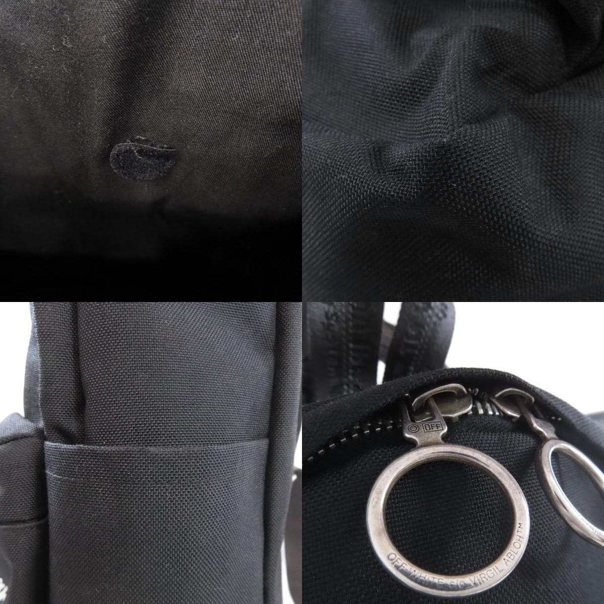 Select Bag Off-White Backpack Rucksack/Daypack Canvas Ladies [Used][SELECT BAG] 8