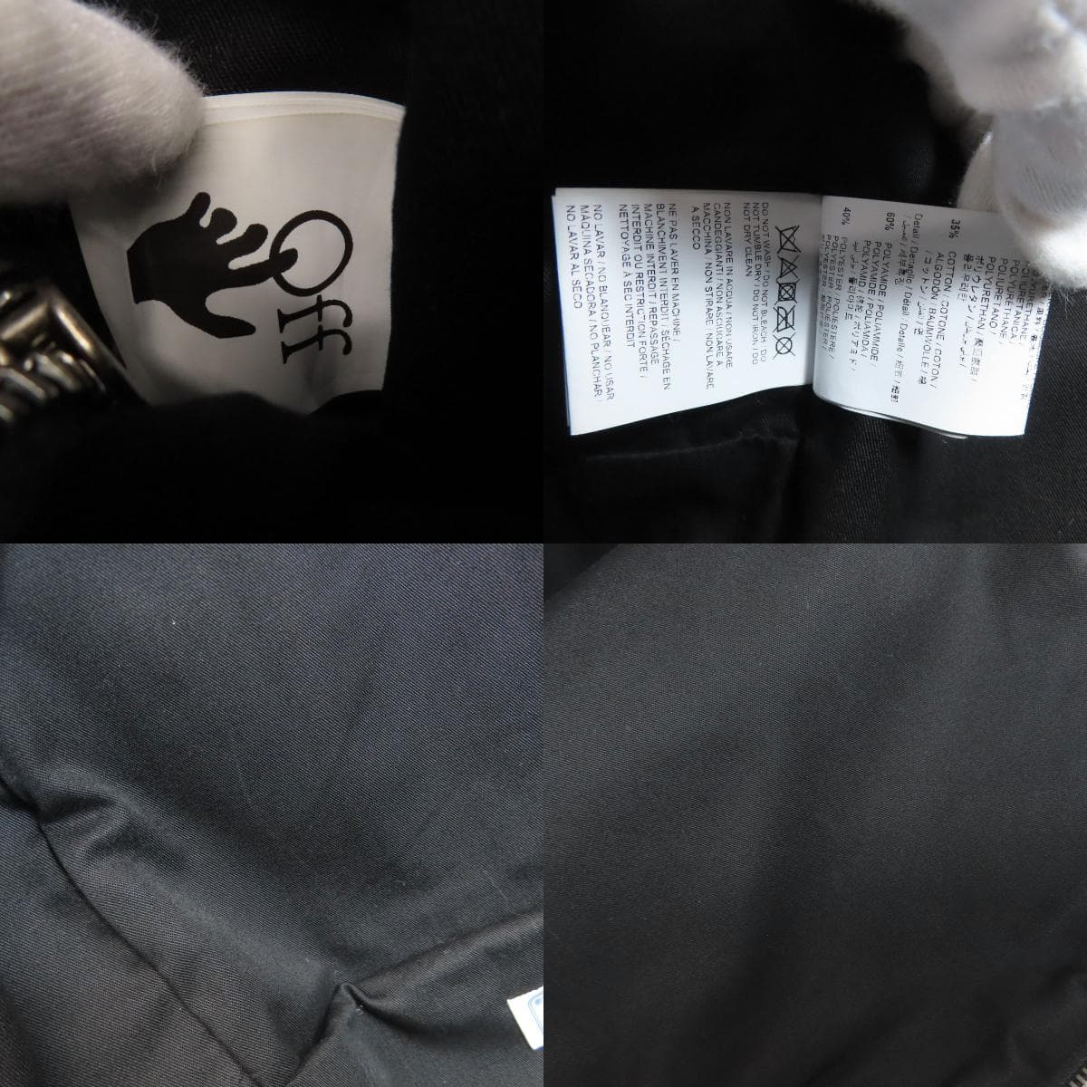 Select Bag Off-White Backpack Rucksack/Daypack Canvas Ladies [Used][SELECT BAG] 7